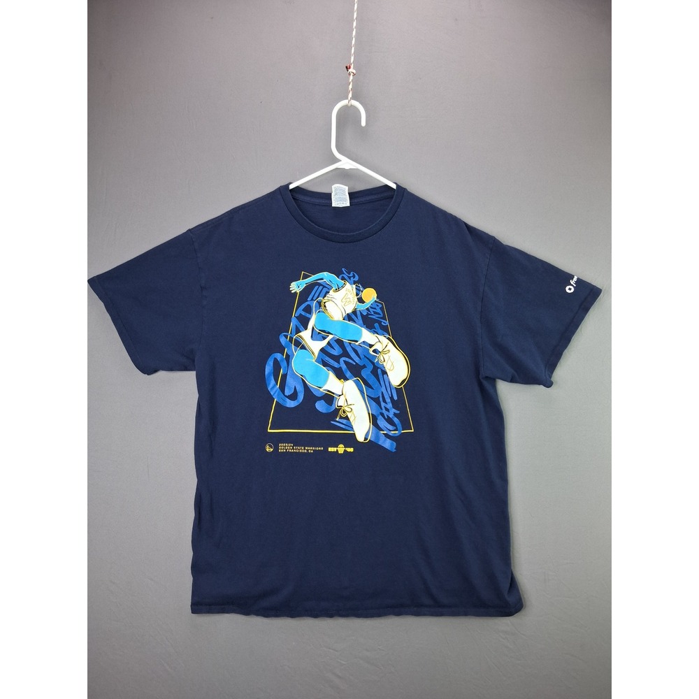 Delta Golden State Warriors T-Shirt 2023/24 Graphic XL Navy Blue NBA Fan Gear